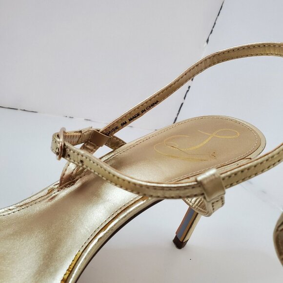 Sam Edelman Women's Daisie Sandal  Gold Size 8 M - Picture 3 of 11